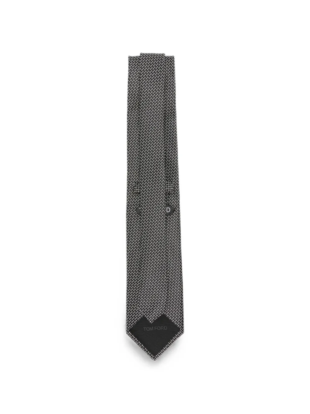  Tom Ford Patterned Tie - Negro 