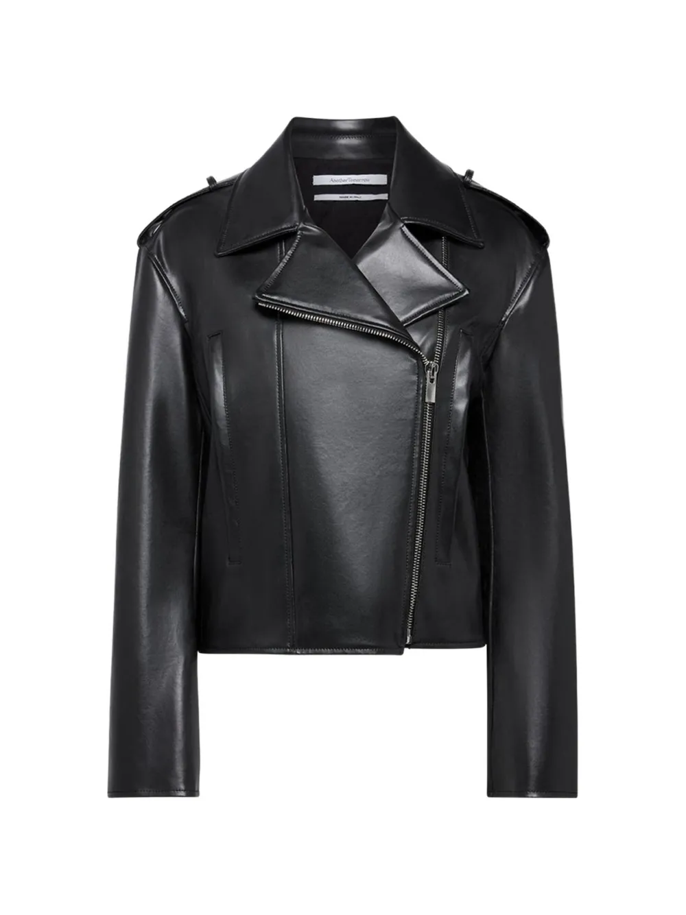 Another Tomorrow Moto jacket - Schwarz