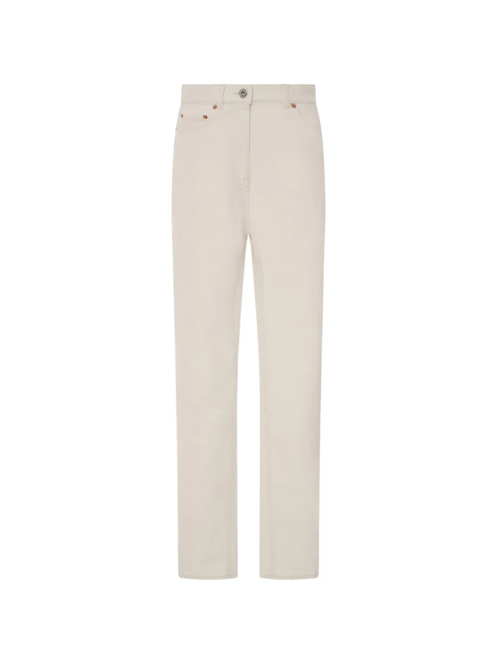Another Tomorrow Slim-fit Jeans In Neutral