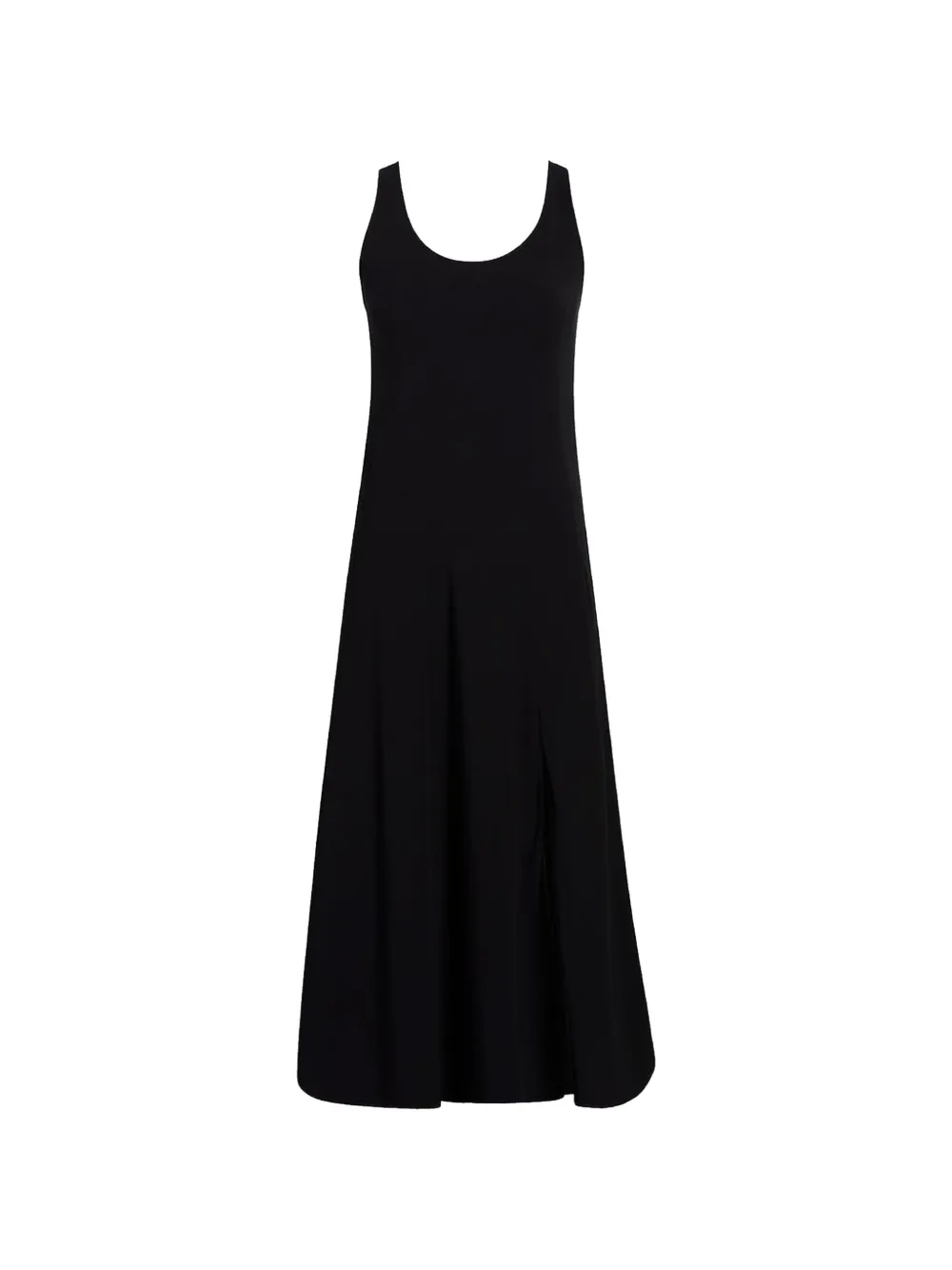 Another Tomorrow seamed tank midi dress - Nero