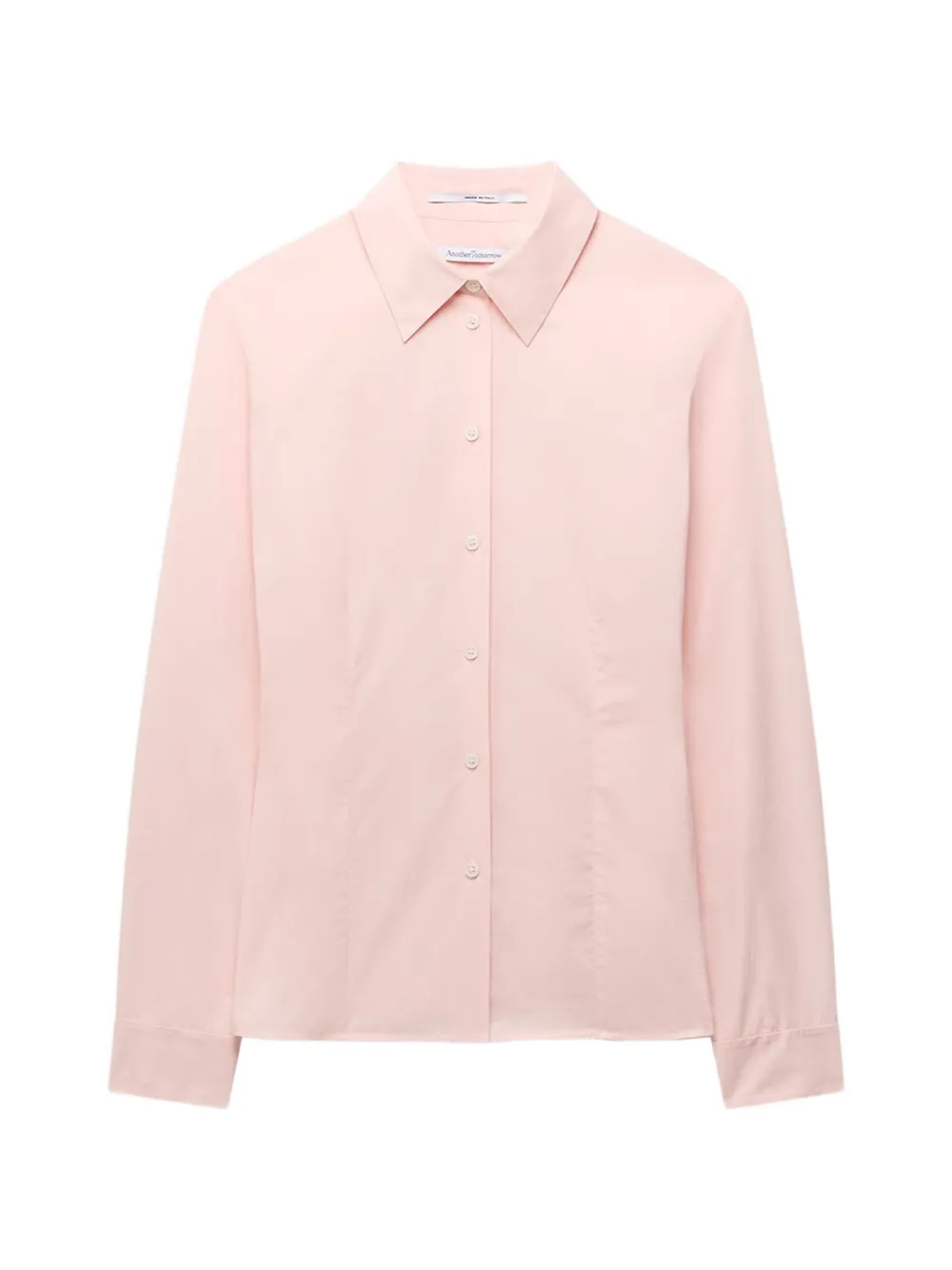 Another Tomorrow darted-waist shirt - Rosa