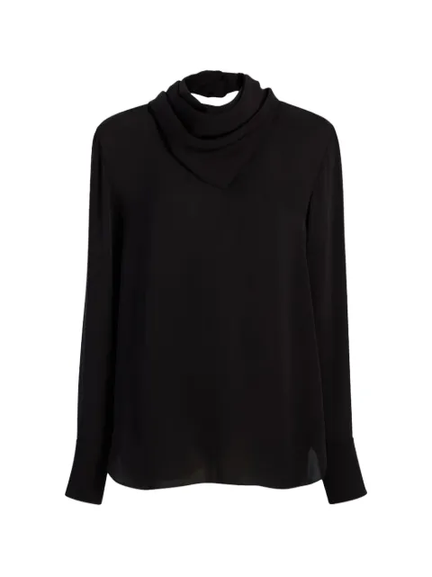 Another Tomorrow detachable-bandana blouse