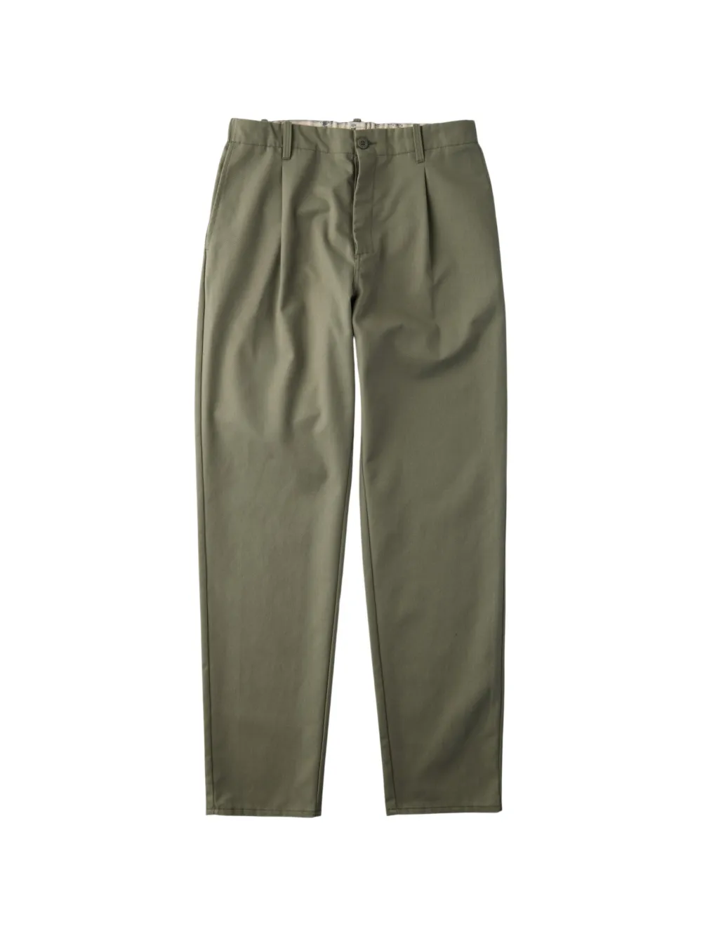 UNIVERSAL OVERALL tapered pleated trousers - Grün
