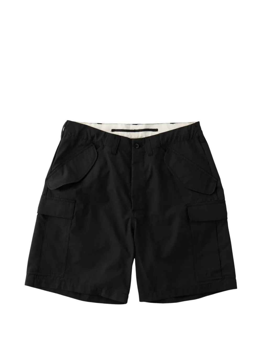 UNIVERSAL OVERALL multi-pocket cargo shorts - Nero