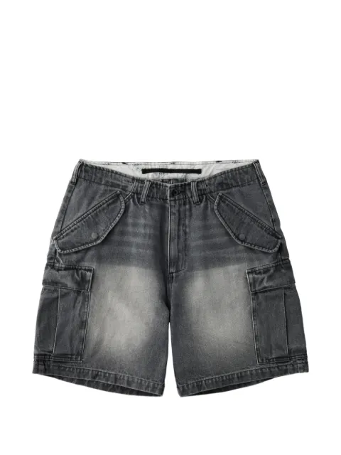 UNIVERSAL OVERALL  faded-effect cargo shorts
