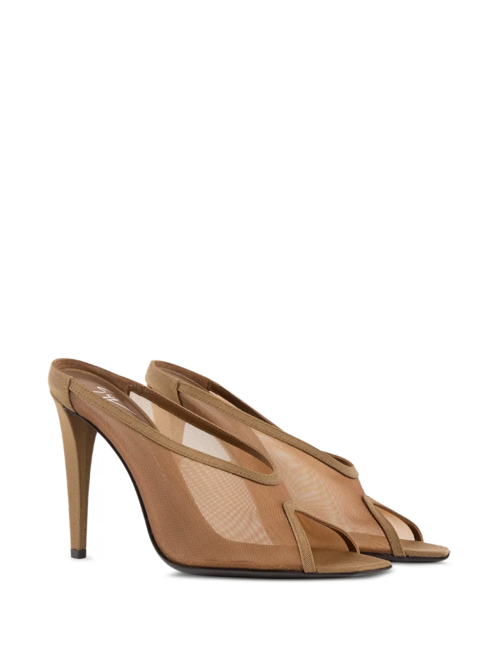 Giuseppe Zanotti Guepiere mules 105 Beige