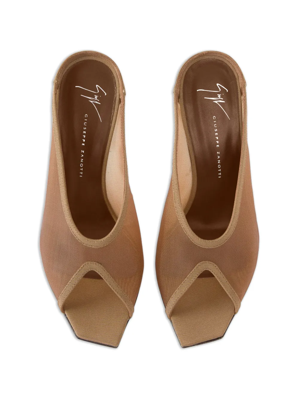Giuseppe Zanotti Guepiere mules 105 Beige