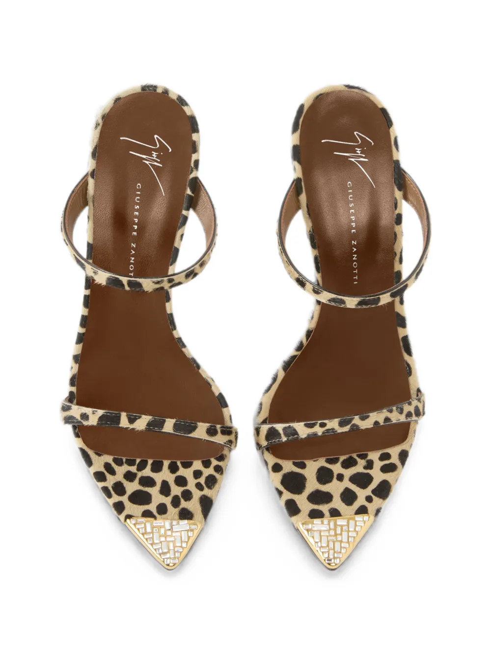 Giuseppe Zanotti Intriigo Savage sandals 105 Beige