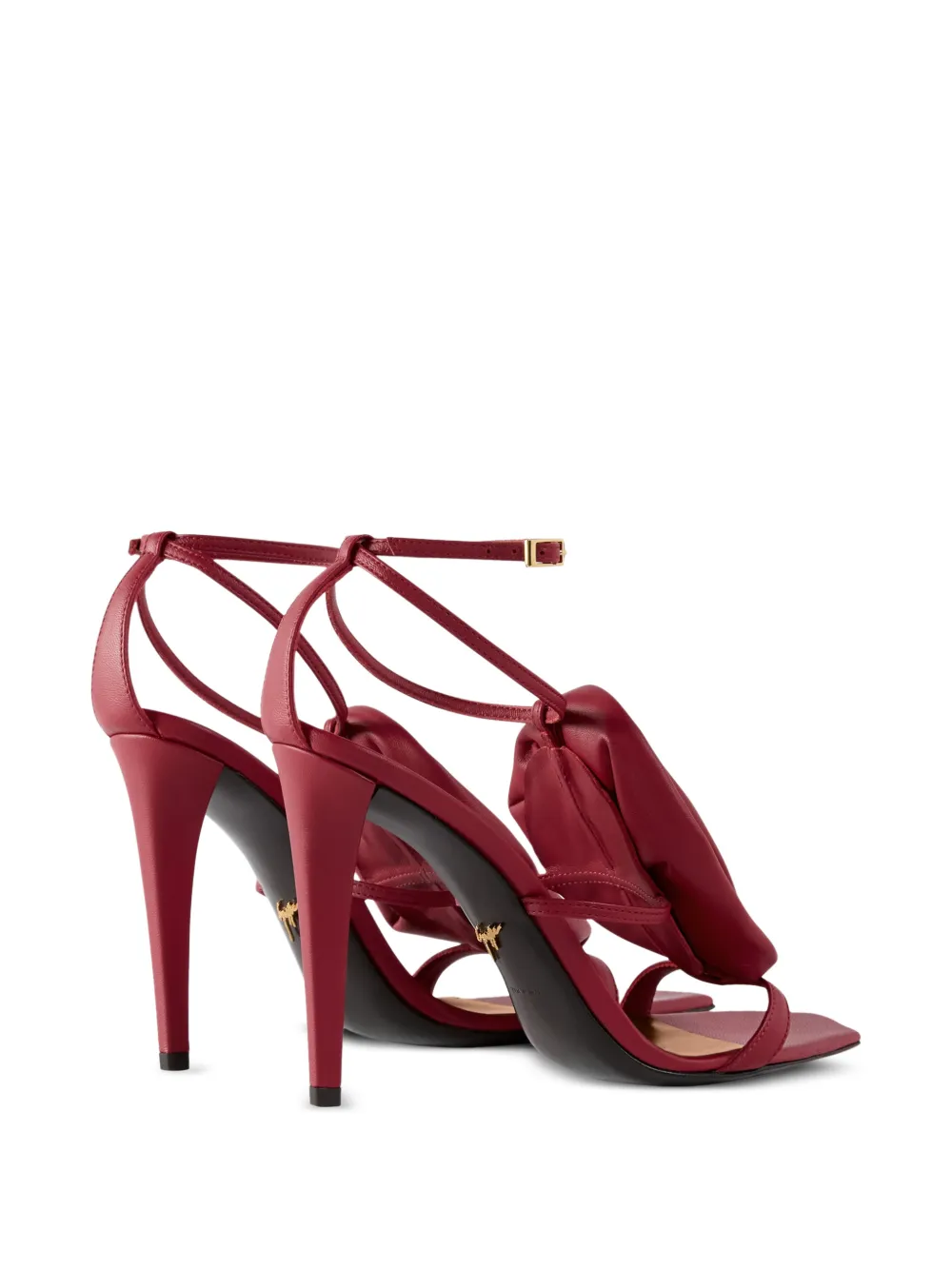 Giuseppe Zanotti Cursed Flower sandals 105 Rood