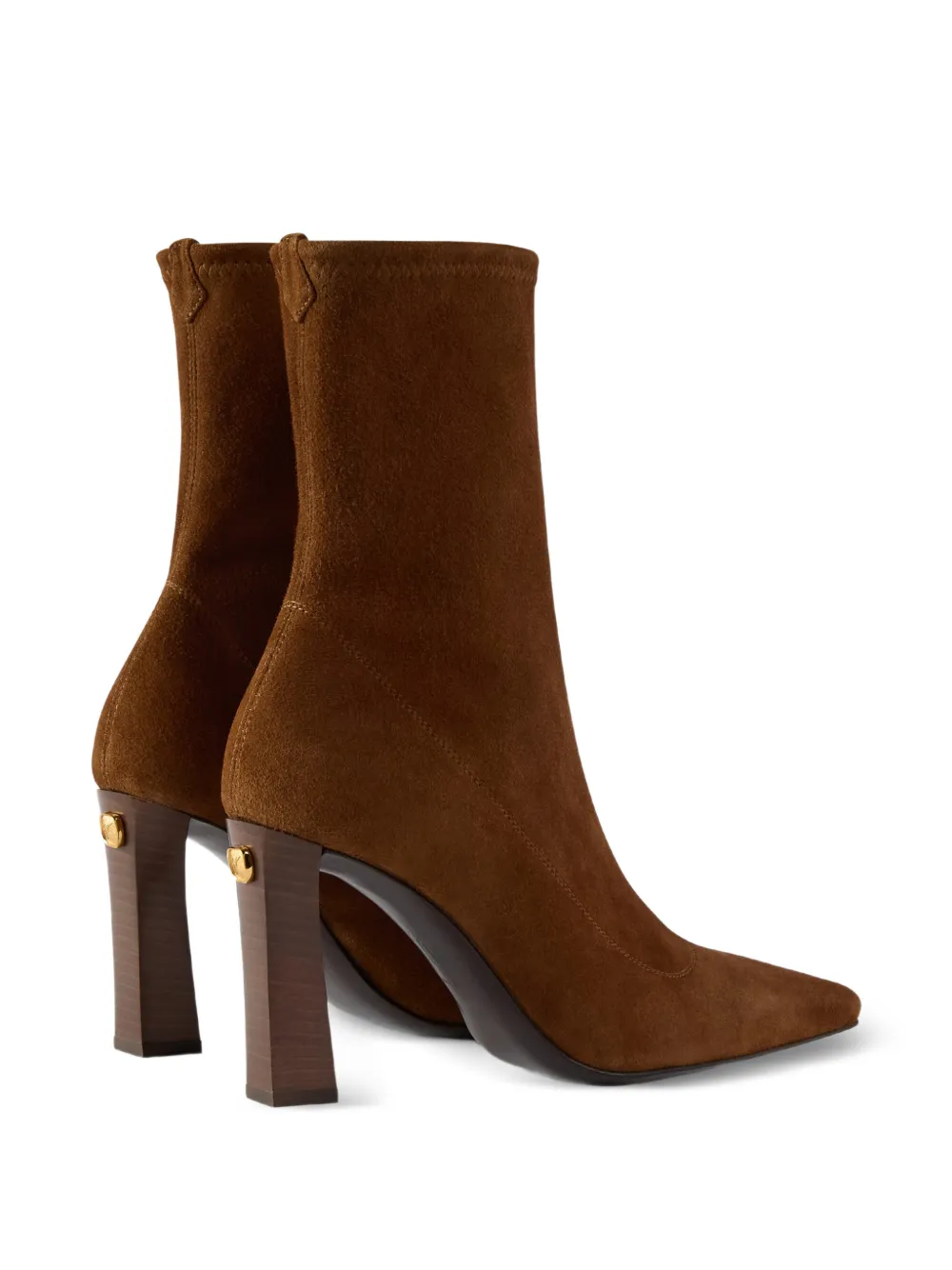 Giuseppe Zanotti Seal stretch bootie 90 Bruin