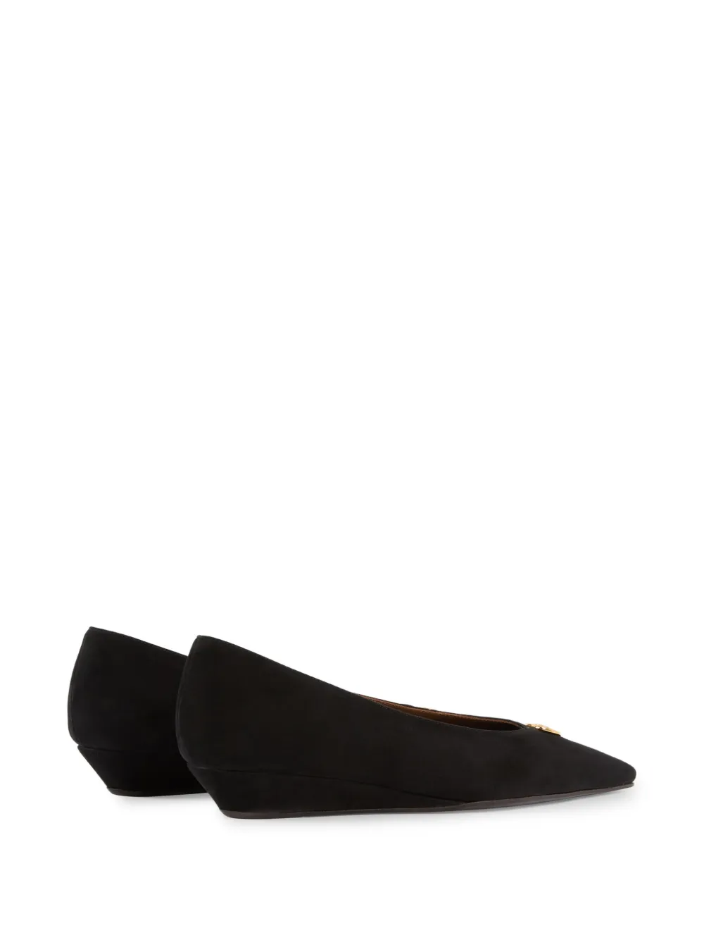 Giuseppe Zanotti Seal flats Zwart