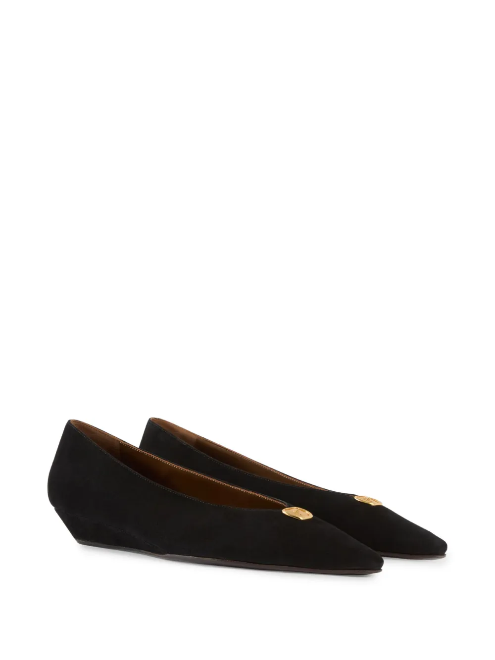 Giuseppe Zanotti Seal flats Zwart