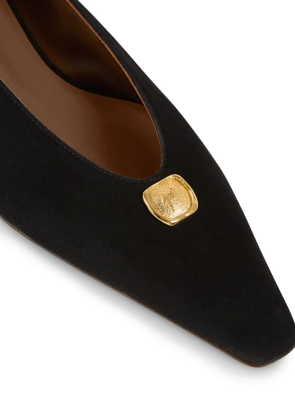 Giuseppe Zanotti Seal flats Zwart