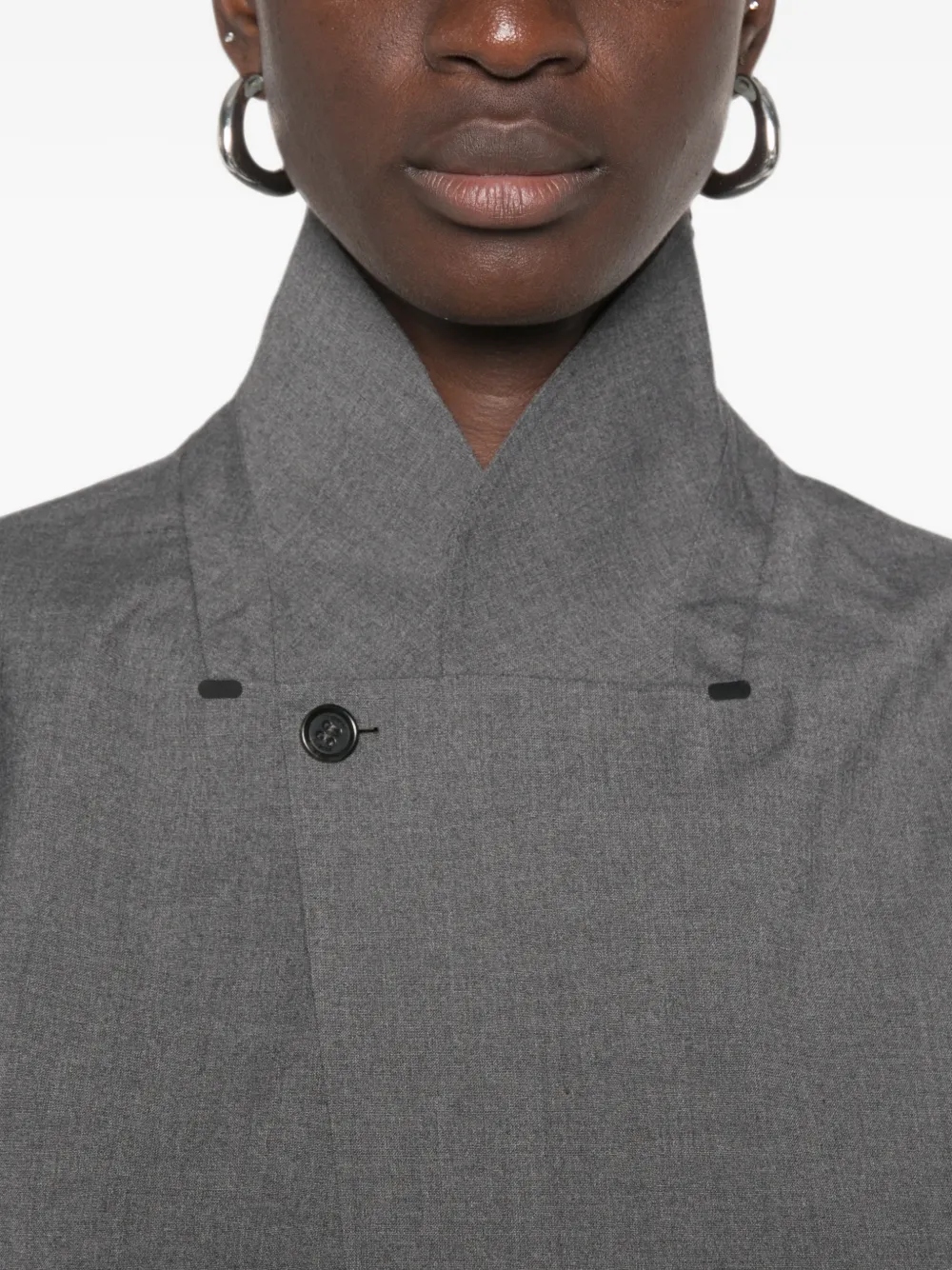 Coperni Mouwloze blazer met knopen Grijs