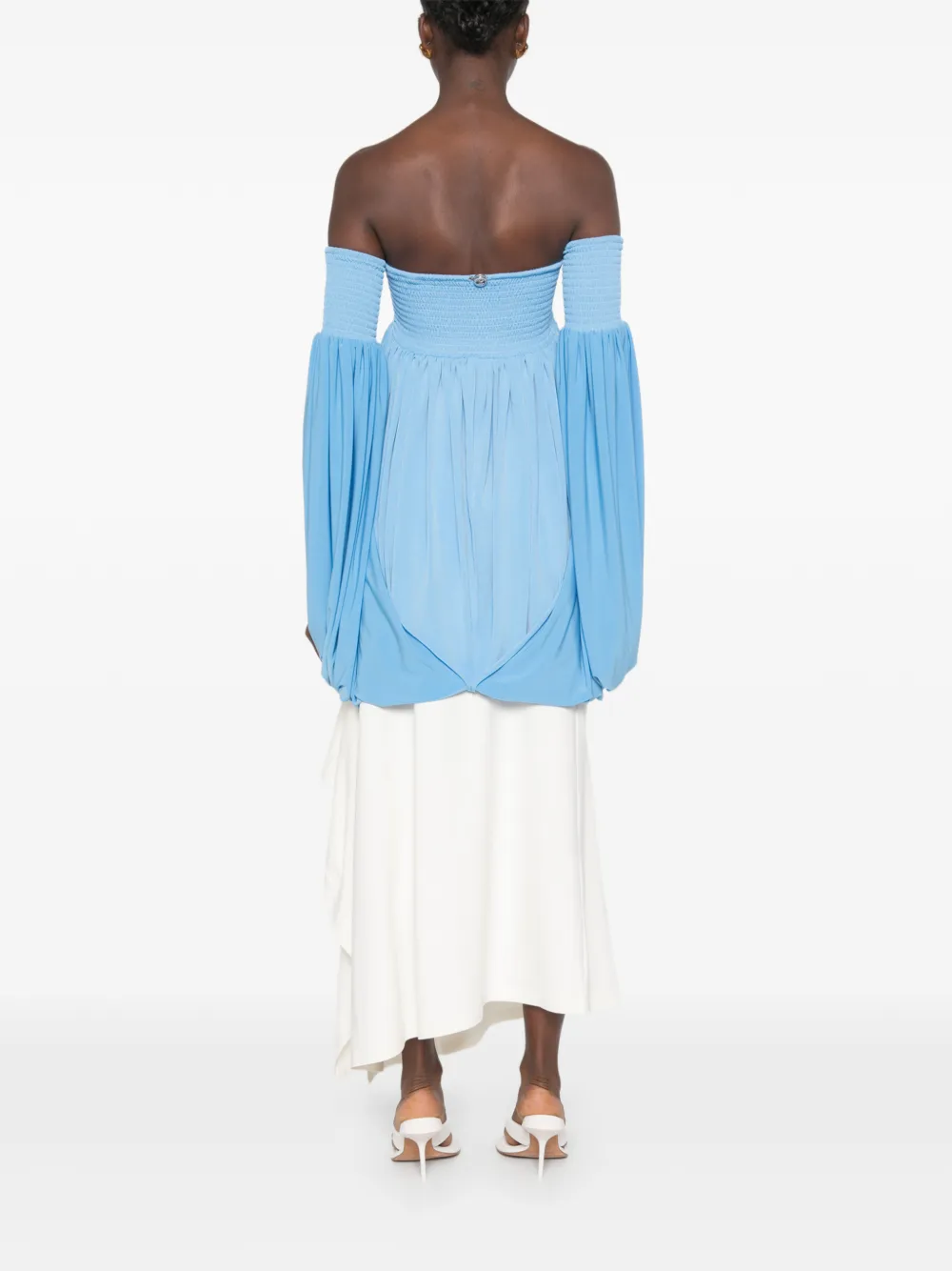 Coperni Off-shoulder top Blauw