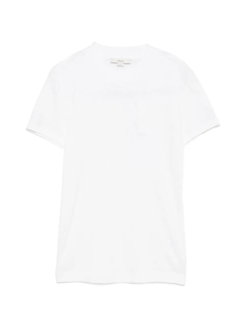 Vince T-shirt con collo rialzato - Bianco
