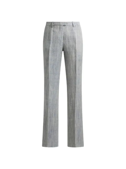 ETRO pantalon en lin mélangé