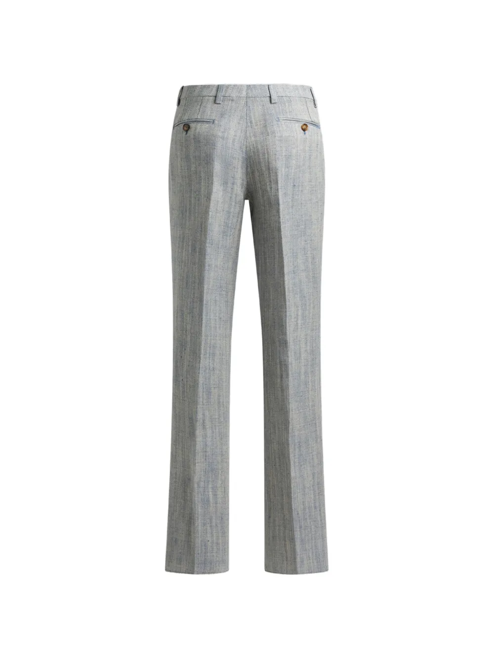 ETRO Broek van linnenblend Grijs