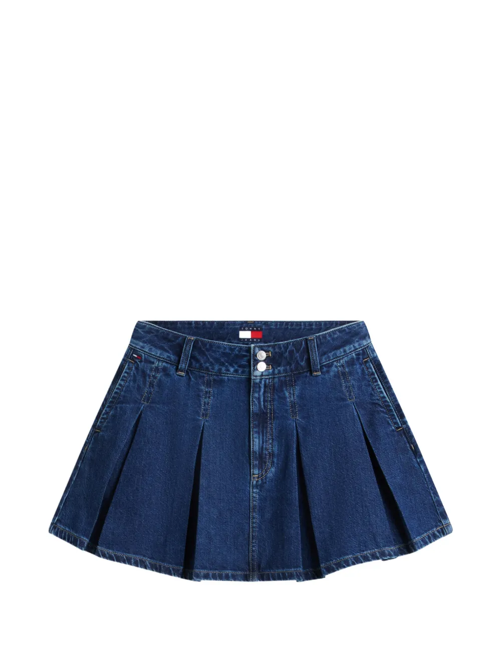Tommy Hilfiger pleated mini skirt - Blu