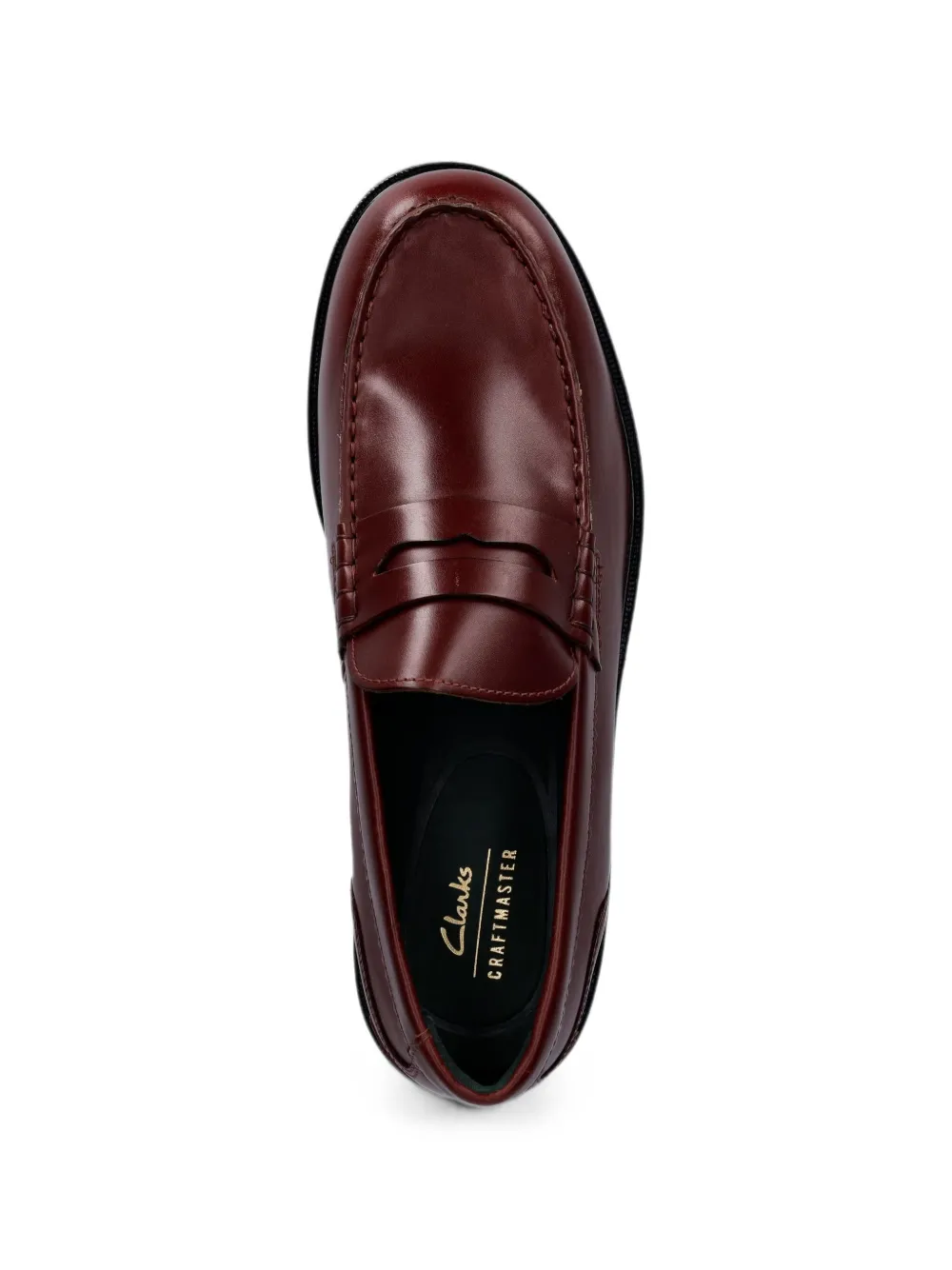 Clarks Originals Craftmaster leather loafers Rood