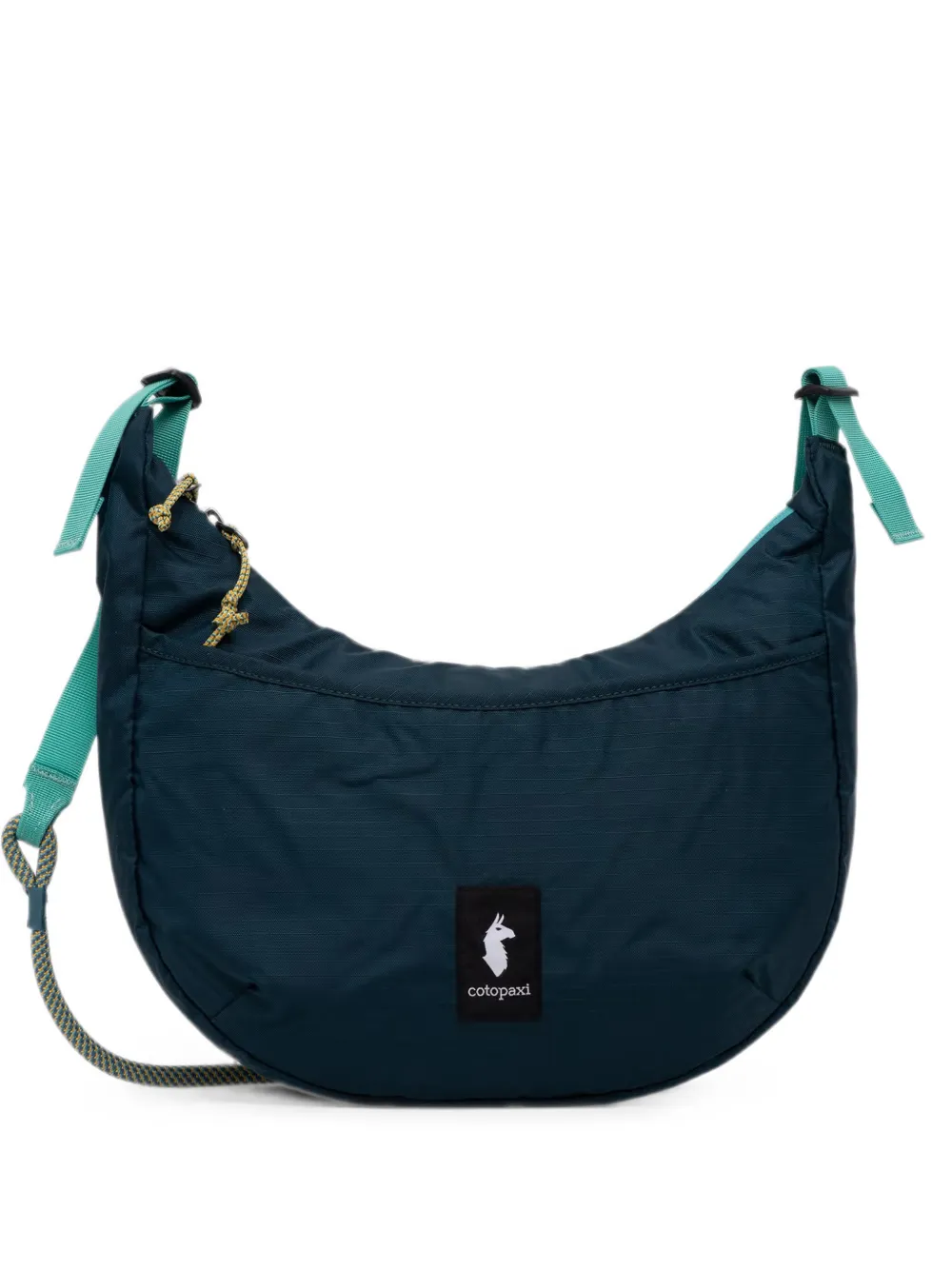 COTOPAXI ripstop-texture logo-patch shoulder bag - Blu