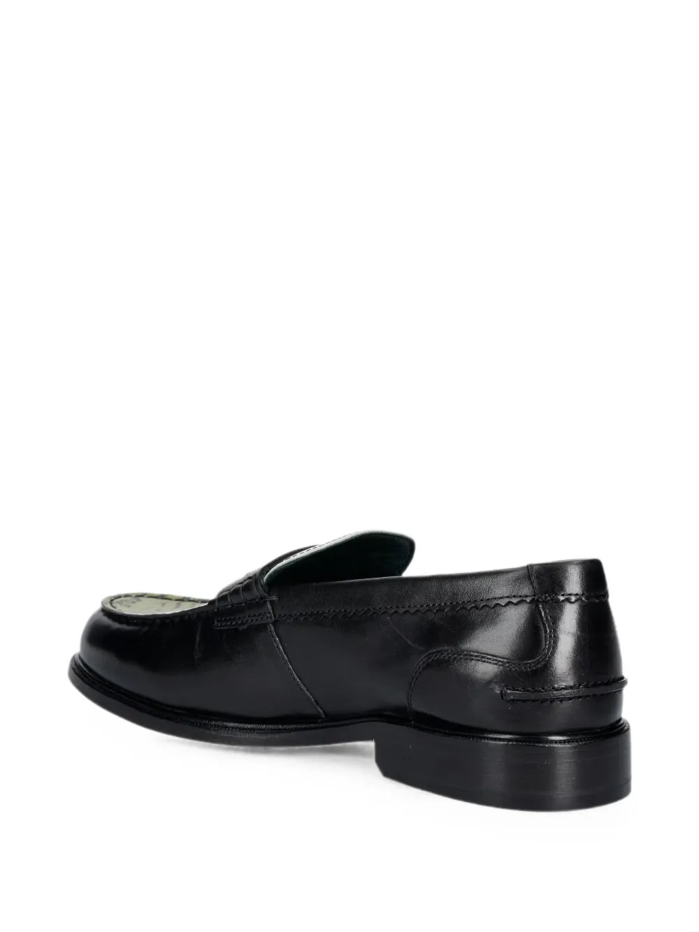 Clarks Originals Craftmaster graphic-print leather loafers Zwart