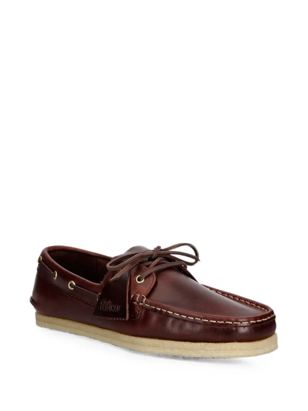 Clarks Originals leather lace-up loafers Bruin