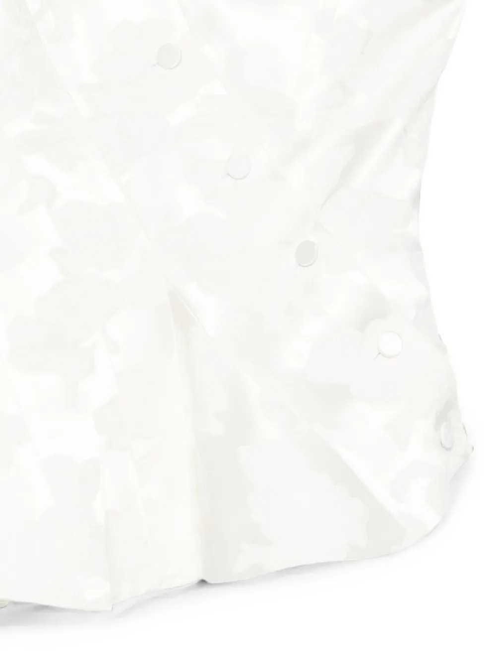 Ych Floral-jacquard Top - Blanco 