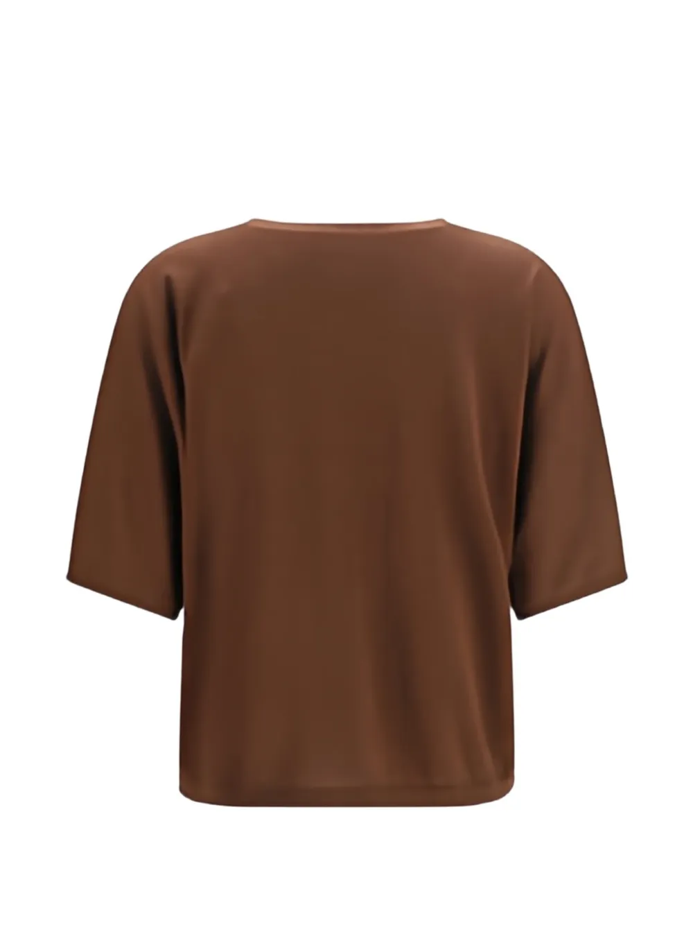 Brunello Cucinelli T-shirt met korte mouwen Bruin