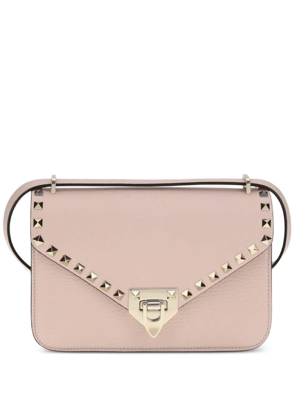 Valentino Garavani mini Rockstud leather shoulder bag - Rosa