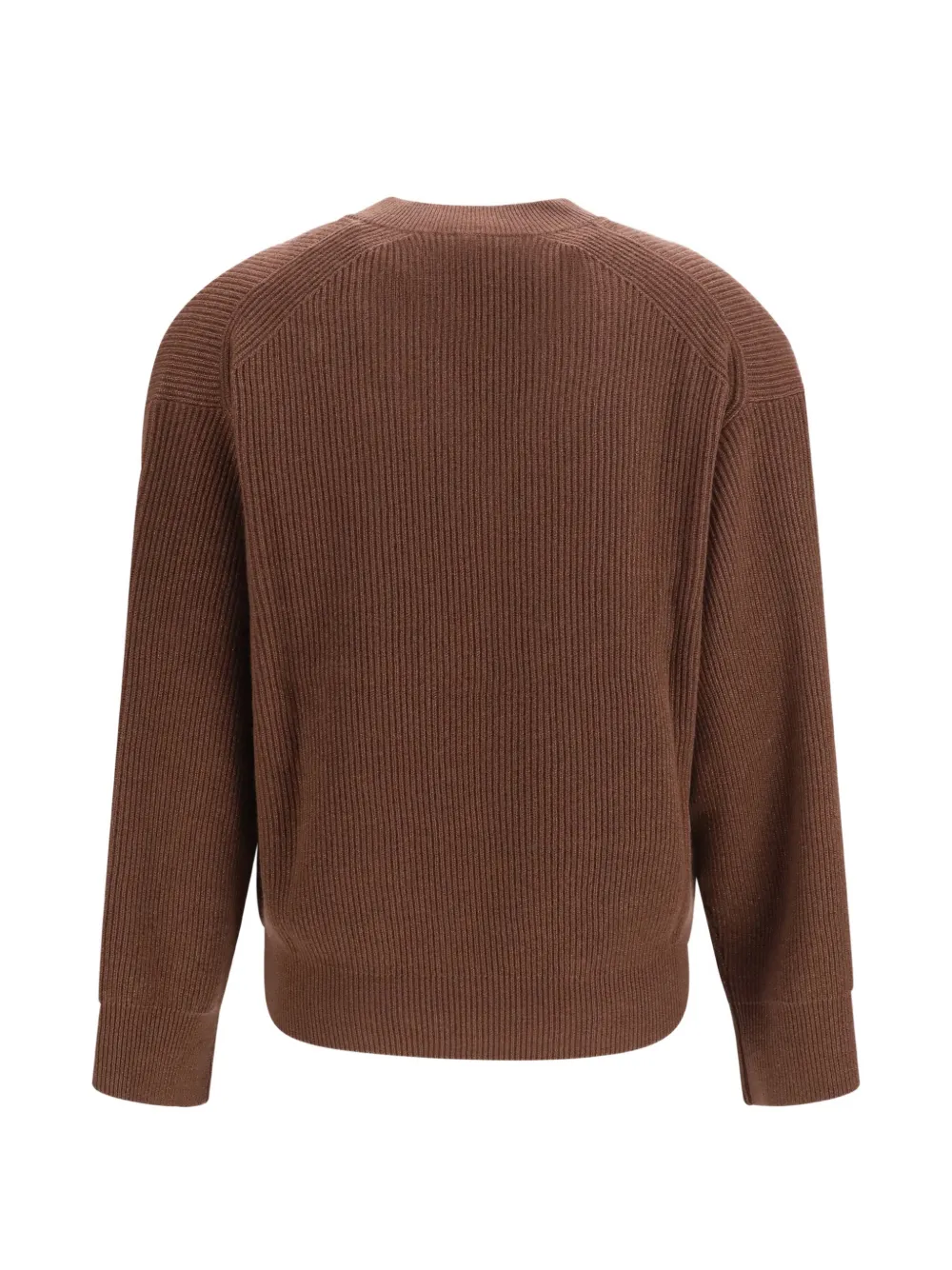 Brunello Cucinelli Ribgebreide trui Bruin