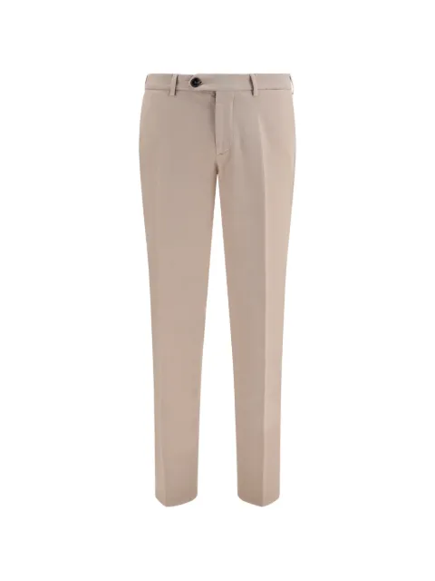 Brunello Cucinelli garment-dyed cotton trousers