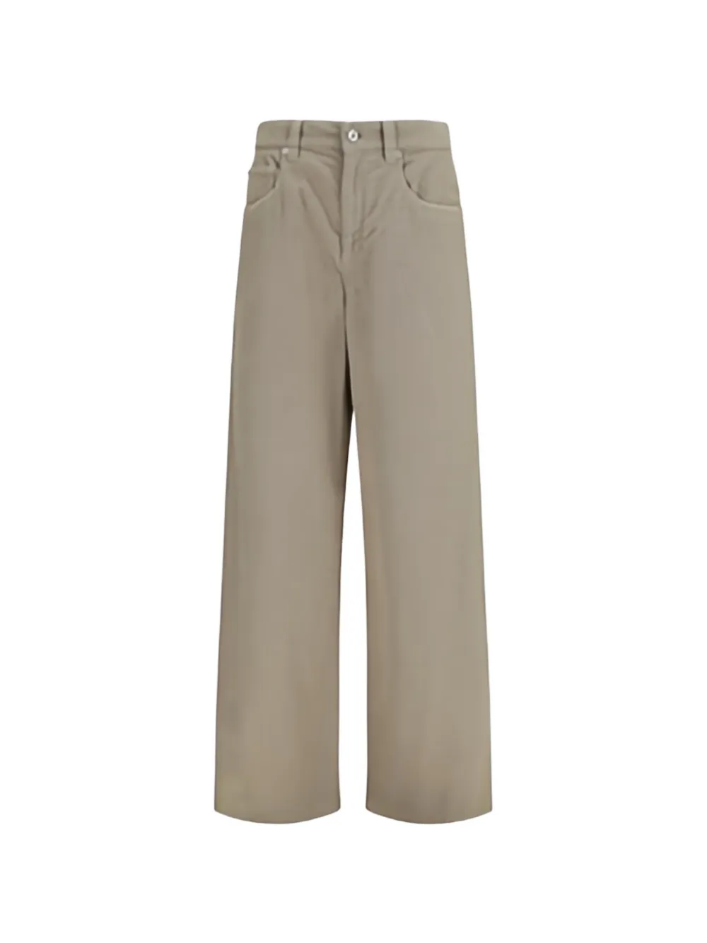 Brunello Cucinelli ribbed-texture monili-detail trousers · 40