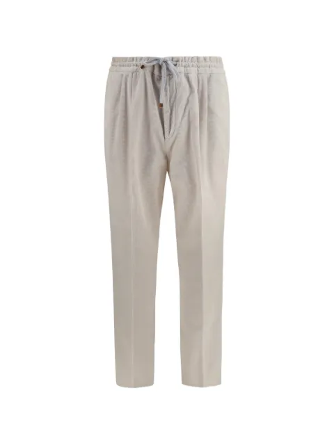 Brunello Cucinelli corduroy drawstring-waist trousers