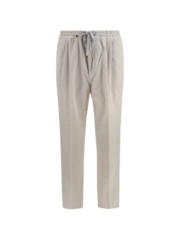Brunello Cucinelli コーデュロイパンツ | ニュートラル | FARFETCH JP