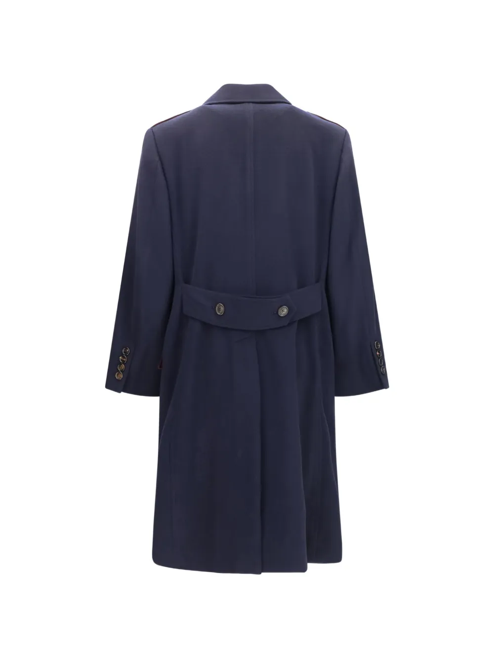  Brunello Cucinelli Double-breasted Wool Coat - Azul 