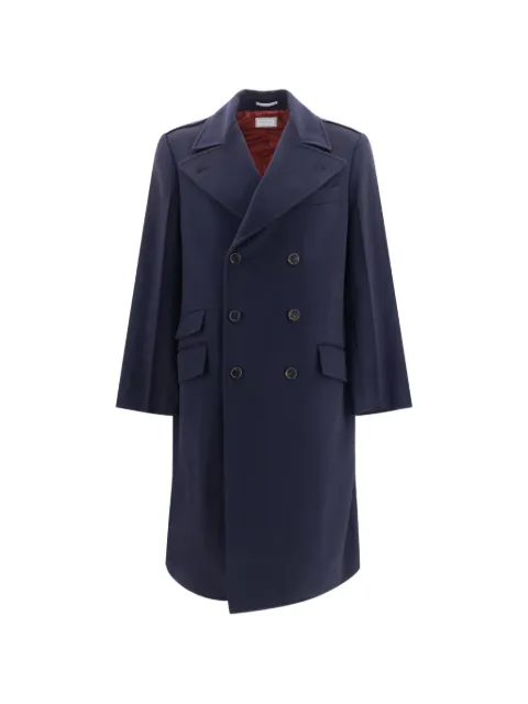 Brunello Cucinelli double-breasted wool coat