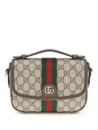 Gucci Small Ophidia GG Web-stripe Cross Body Bag | Neutrals | FARFETCH