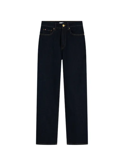 Tommy Hilfiger logo-patch straight-leg jeans