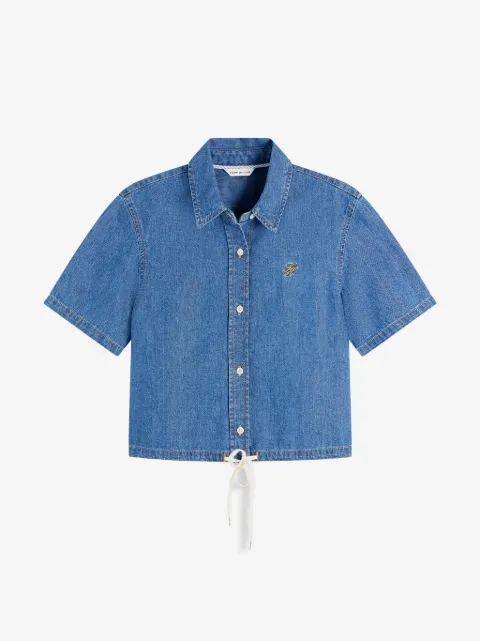 Tommy Hilfiger drawstring-hem short-sleeve shirt