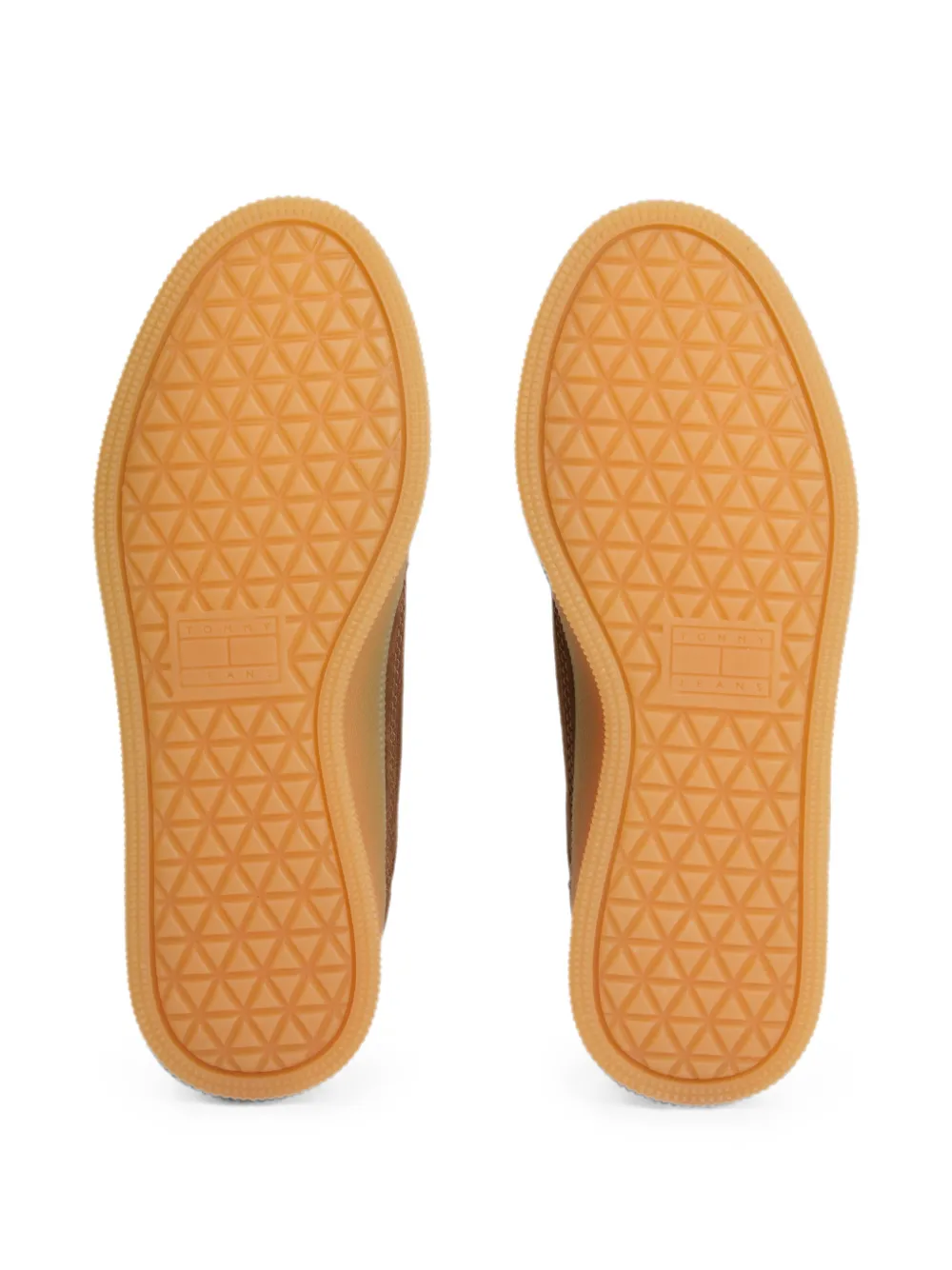 Tommy Hilfiger Greenwich logo-patch panelled sneakers Bruin
