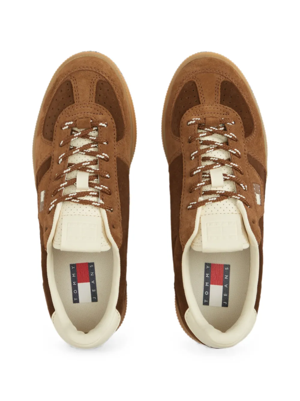 Tommy Hilfiger Greenwich logo-patch panelled sneakers Bruin