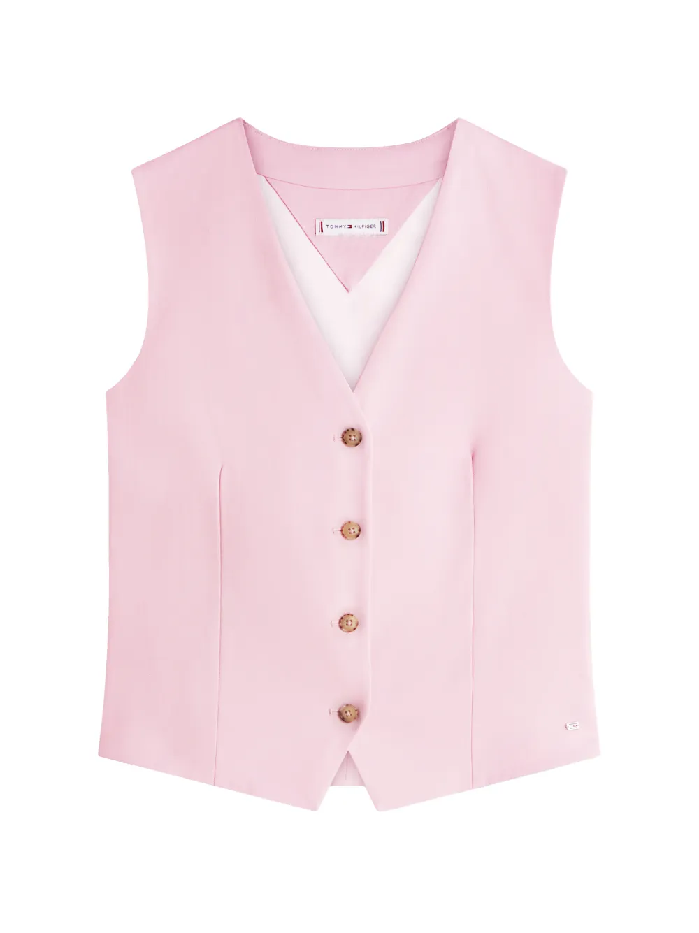 Tommy Hilfiger button-up waistcoat - Rosa