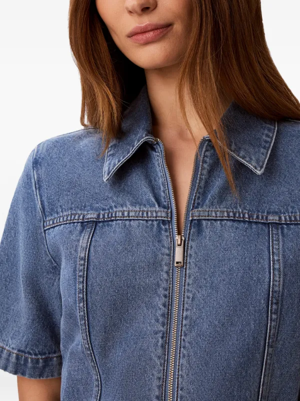 calvin klein denim mini dress Denim Mini Shift Dress