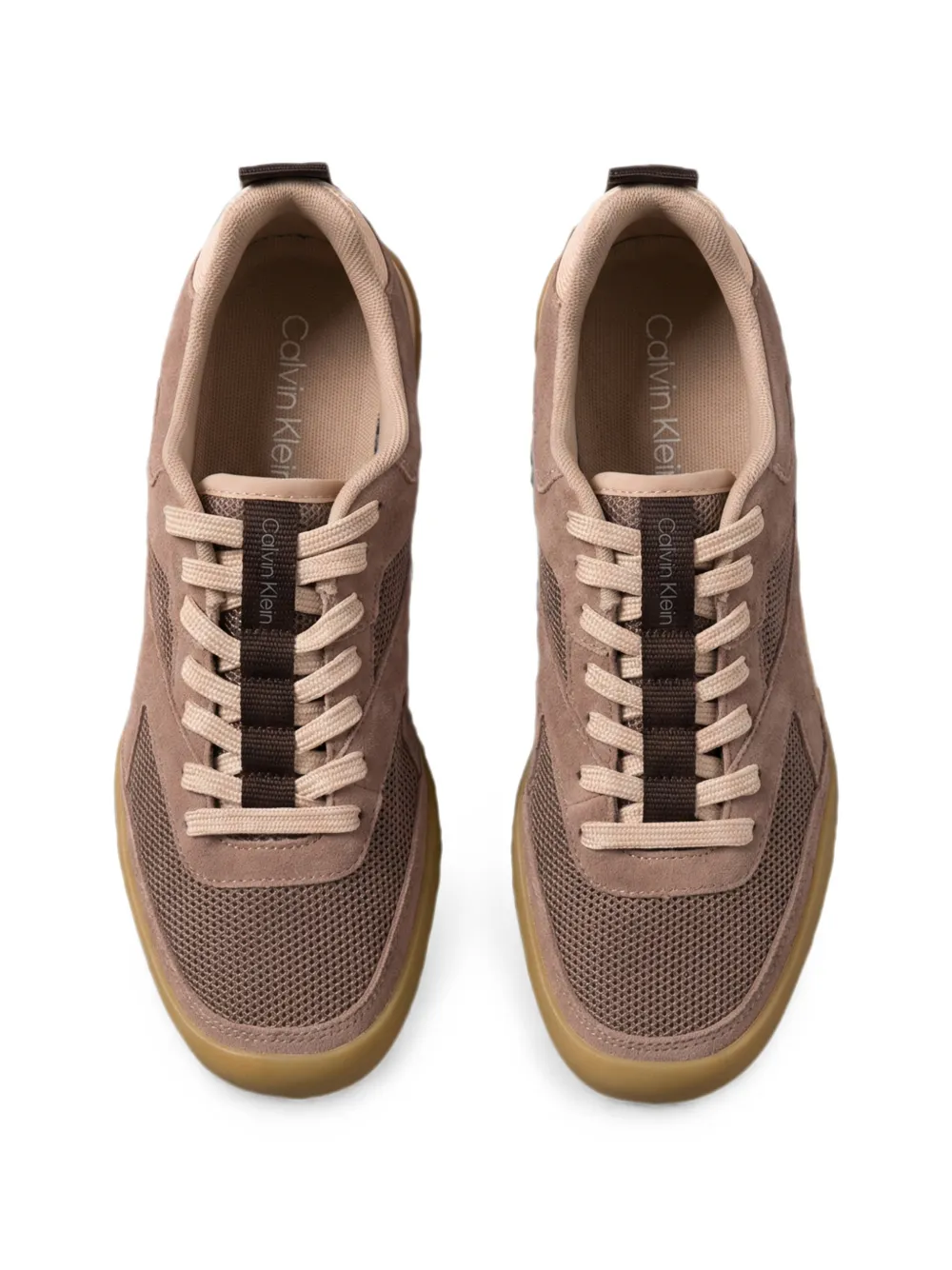 Calvin Klein Kayla panelled mesh-insert sneakers Bruin