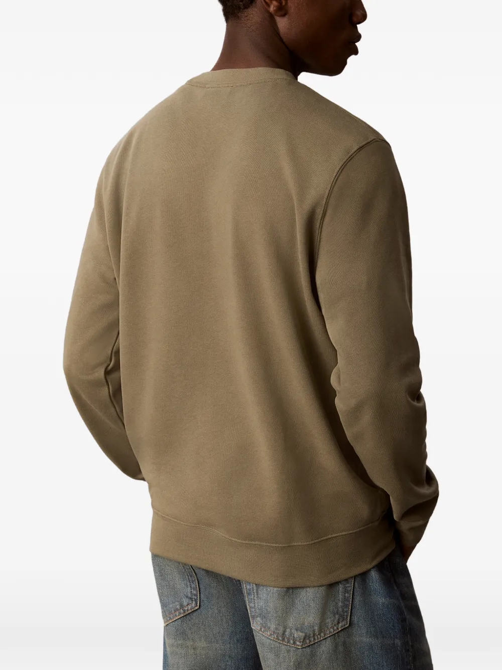 Calvin Klein Trui met logopatch Groen