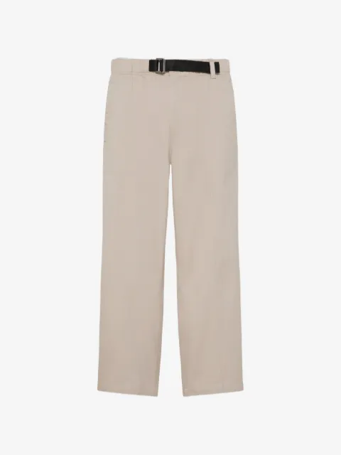 Calvin Klein belted panelled straight-leg trousers