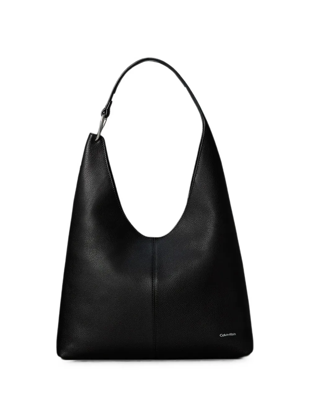 Calvin Klein medium Slouchy grained-effect shoulder bag - Schwarz