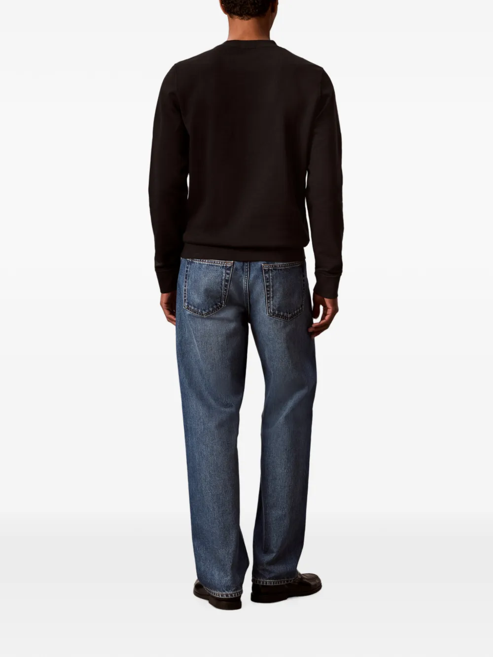 Calvin Klein Trui met logopatch Zwart