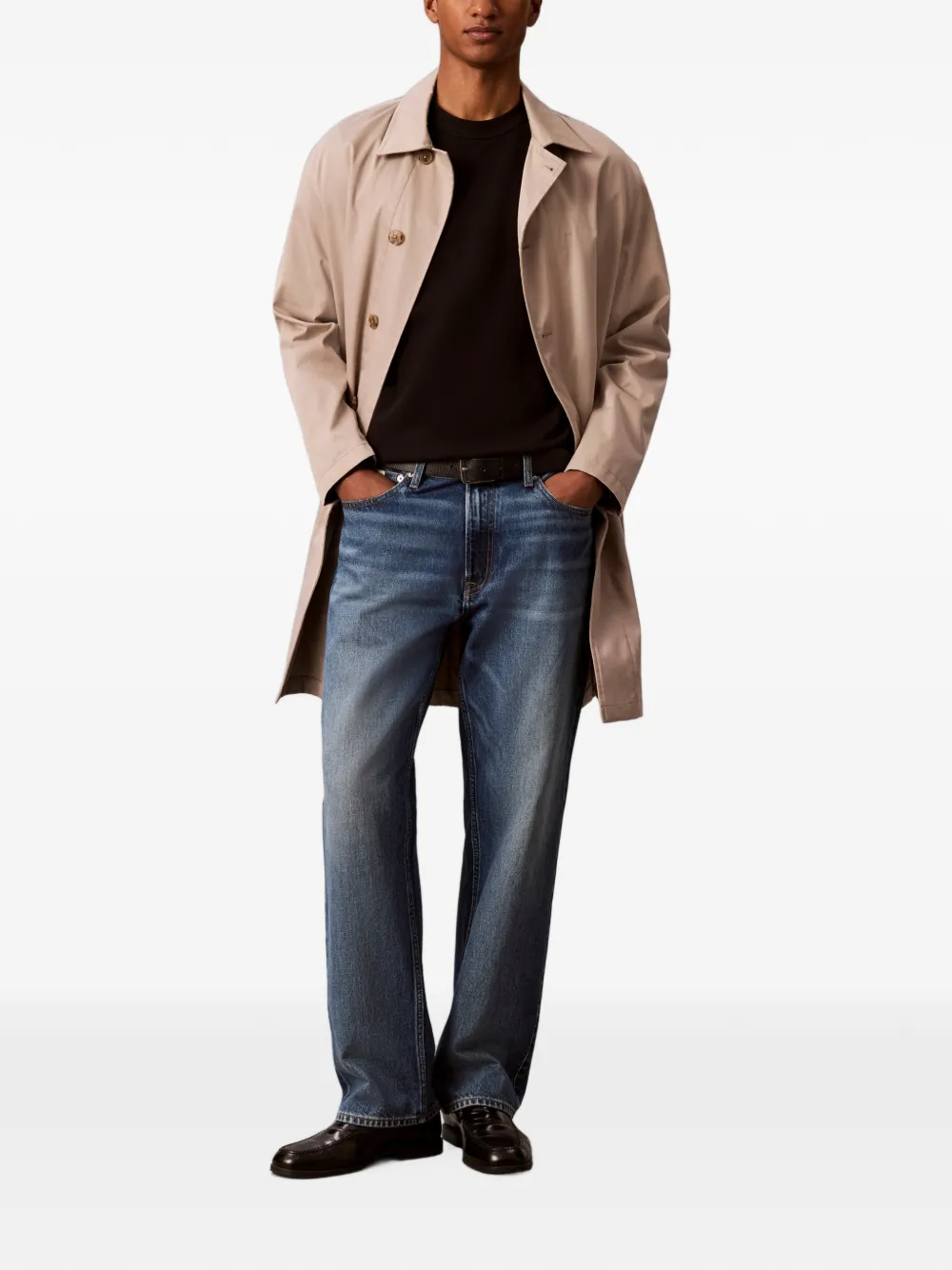 Calvin Klein Trui met logopatch Zwart